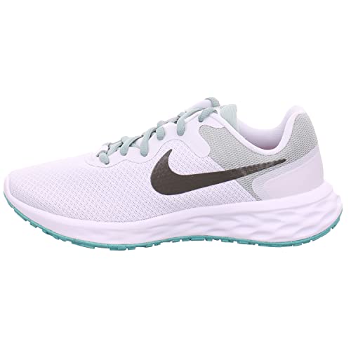 Ammortizzazione Nike Revolution 6, Sneaker Donna, Iris Whisper/Medium Ash-Dusty Sage, 38 EU
