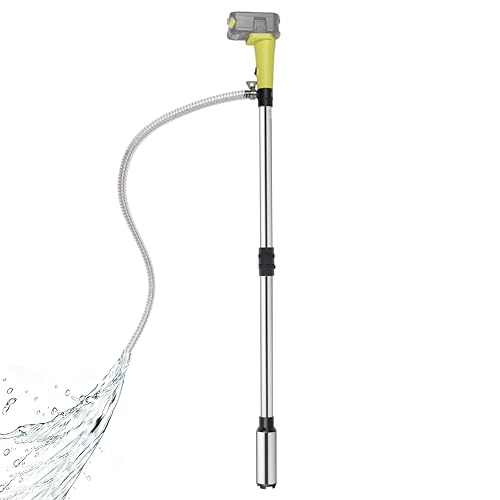 Cordless Stick Water Transfer Pump Compatible with Ryobi 18V Battery (Tool Only) 792GPH Submersible Utility Stick Pump for Pool Garden Pond Floods (no battery)