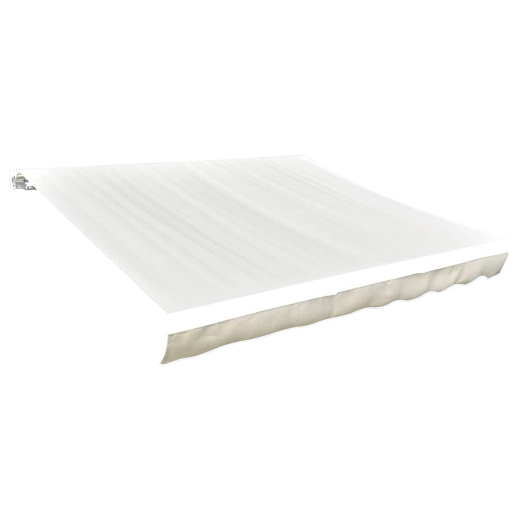 Leasha Toile de Rechange Store Banne avec Lambrequin, Toile Tissu de Remplacement pour Auvent 480x295 cm Crème