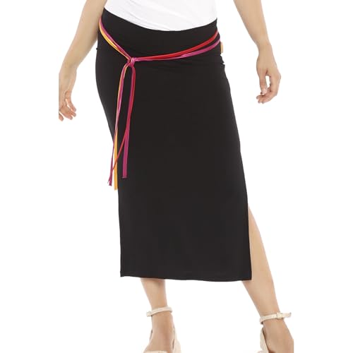 Mamatayoe Falda Celtis para Mujer, Negro,Talla XXL