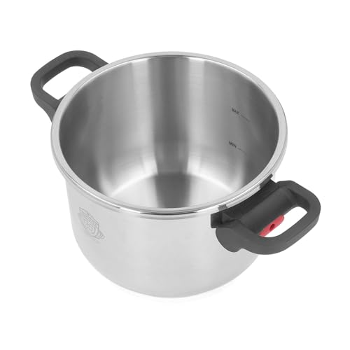 Panela de pressão elétrica Glomora 6L, fogão de 2 camadas de aço inoxidável Panela de pressão multif