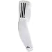 adidas Compression Arm Sleeve, White/Black, Small/Medium