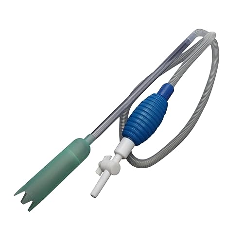 OUNONA 水槽メンテナンスに 手動式砂洗浄機 水替え簡単に行える サイフォン式ポンプ エンジニアリング清掃効率向上