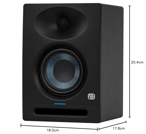 Image of PreSonus Eris Studio 4 4.5-inch High-Definition Professional Studio Monitor with Woven Composite LF Driver, 1 inch Silk-Dome HF Driver, EBM Waveguide, and Acoustic Tuning Controls - Single