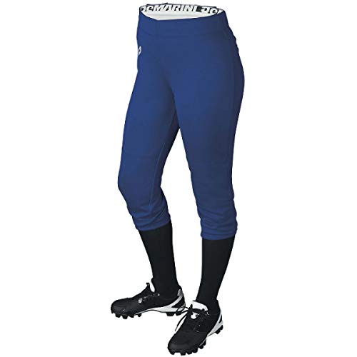 DeMarini Girls' Sleek Softball Pants - Royal, X-Small