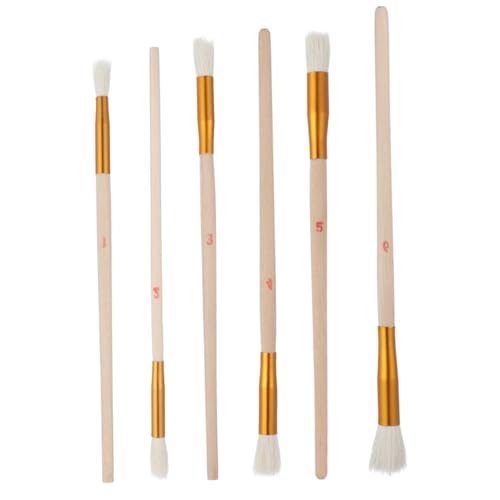 TOYANDONA 6 Pièces Lot de Pollinisateurs pour Pêchers et Poiriers Outils de Pollinisation Précise pour Légumes Fruits et Fleurs Applicateurs à Poils Doux pour Auto Pollinisation