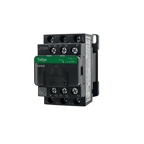 Contrôleur tripolaire noir LC1D09 220V contacteur de puissance pour armoire électrique