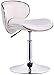 Bar Sedia ascensore Reception Cassa Cassa Registrabile Sgabello Alta Sgabello Fashion Bar Sgabello Simpianto Sedia da bar Sedia posteriore Sedia posteriore Sgabello da bar rotante (Colore: Bianco, Dim