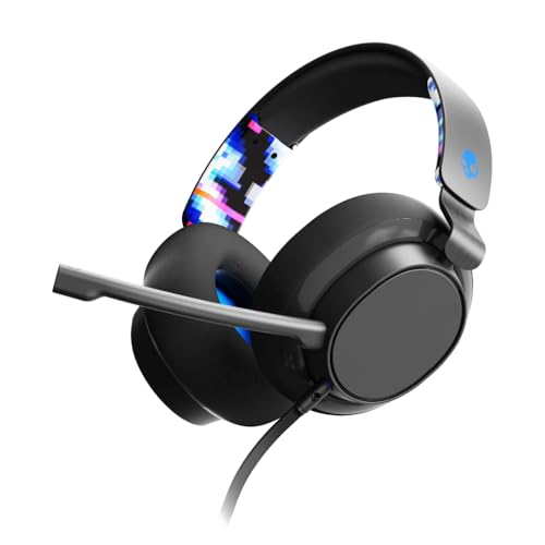 Image of Skullcandy SLYR Multi-Platform Over-Ear Wired Gaming Headset, Works with Xbox PlayStation and PC - Blue