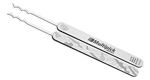 Multipick ELITE Profi Lockpicking Dietrich Bogota Rake (BOG10) - 0,6 mm - Made in Germany - Lockpicking Set - Dietrich Set für den professionellen Gebrauch für Schlüsseldienst und Behörden