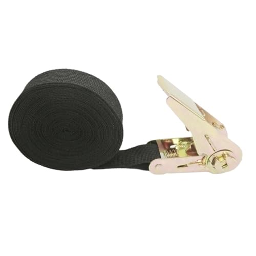 3メートルバックルタイダウンベルトカーゴストラップ、車、オートバイ、バイクに対応、金属バックル牽引ロープ、荷物バッグ用強力ラチェットベルト付き(License plate rack)