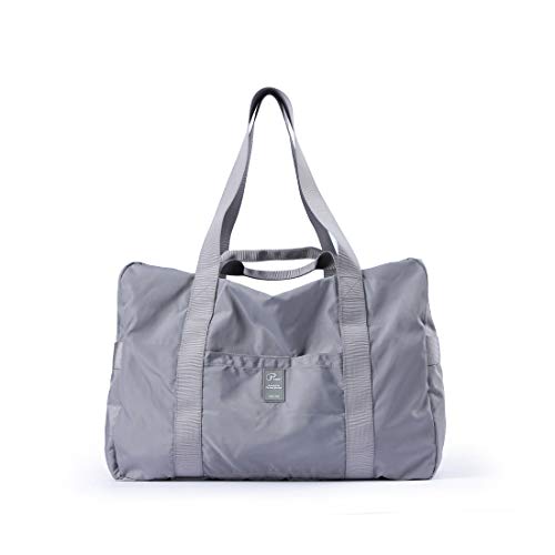 Sac de Voyage Pliable Imperméable Tuscall Sac de Sport Cabas Sac en Bandoulière Organisateur de Valise pour Le Sport, la Salle de Sport et Les Vacances Voyage (Gris Neuf)