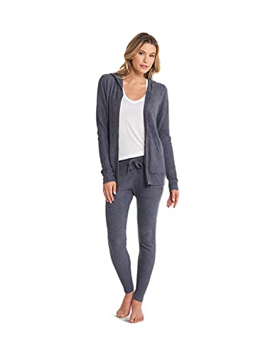Barefoot Dreams Cozychic Lite Women's Zip-Up Hoodie, Pacific Blue, Small #TOP1