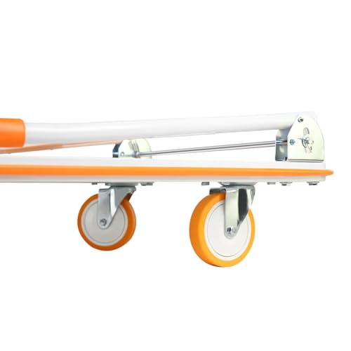 Carretilla plegable plataforma 660 lb capacidad 35.4 x 24 pulg miniatura 2