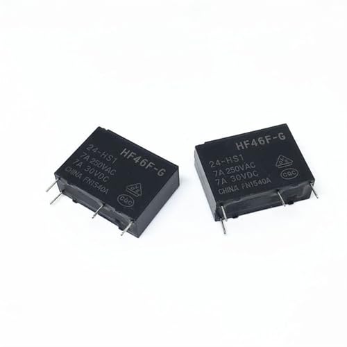 Relais HF46F-G 24V 12V 5V commutateur 4 broches miniature PCB