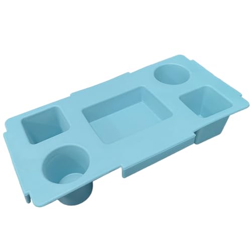 Portavasos para bolsa de playa y bandeja divisora impermeable para pícnic exterior