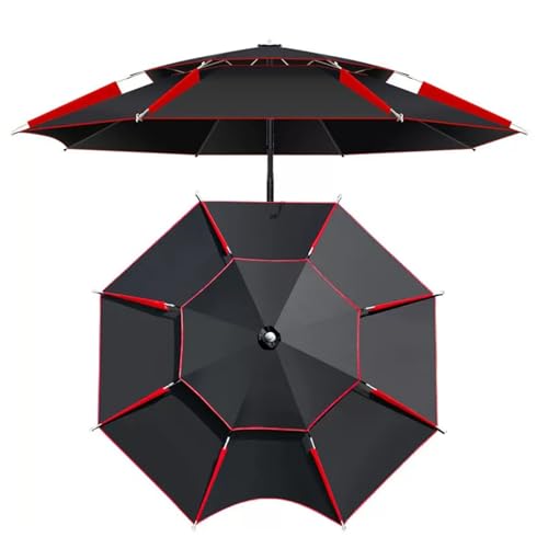 Ombrellone da Spiaggia 200/220/240cm Antivento Resistente, Ombrello Mare Portatile, Ombrelloni da Spiaggia Alluminio, Anti UV 50, Parasole Viaggio Telescopico(200cm/6.5ft)