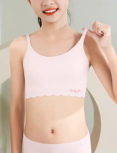 Happy Cherry Girls Seamless Wire-Free Stretch Training Cami Sports Bras Ultra Comfort3