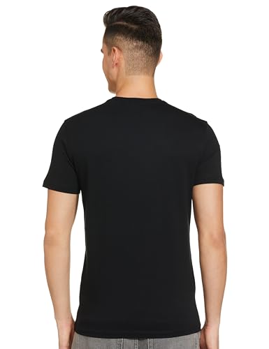 Image of UNITED COLORS OF BENETTON Men's Cotton Solid Regular Fit T-Shirt