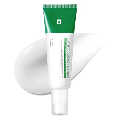 TOSOWOONG Dark Spot Correcting Serum for Hyperpigmentation Brightening Dull Skin with 58% Rice Bran Water 5% Niacinamide Glutathione and Alpha-Arbutin Korean Skincare 50 ml / 1.69 fl. oz.