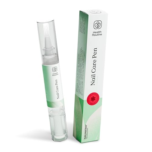 HealthRoutine® Nail Care Pen — DAS ORIGINAL aus Österreich für gepflegte Fingernägel & Fußnägel — Mit Teebaumöl, Vitamin E & Aloe Vera für äußere Anwendung