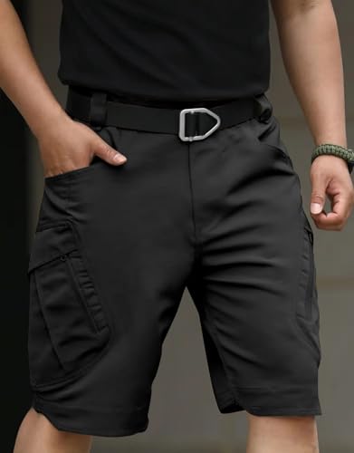 Men's Tactical Cargo Shorts Durable, Quick-Dry & Lightweight for Hiking & Outdoor Shorts(No Belt)3
