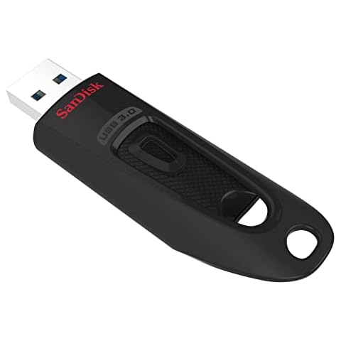 SanDisk 64GB Ultra USB Flash Drive USB 3.0 Up to 130 MB/s Read, Black, (Pack of 1) Cover