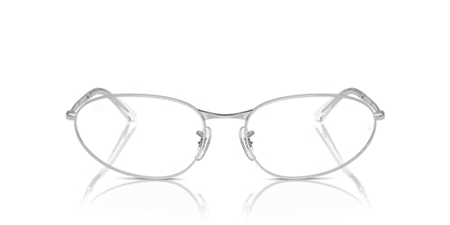 Ray-Ban RX3734V Prescription Eyewear Frames, Silver/Demo Lens, 54 mm