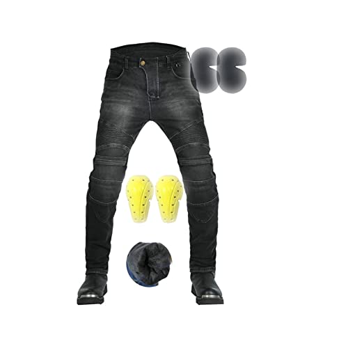 Calça Jeans Masculina/feminina Para Motociclismo Calças De Moto De Corrida De Sujeira Armadura CE De