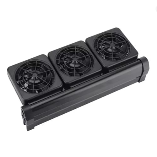 Ventilateur de refroidissement à 3 têtes pour dissipation de chaleur d'aquarium
