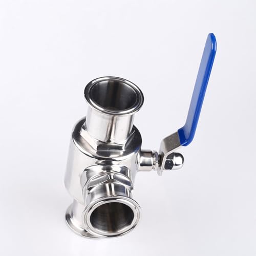 Válvula de bola de 3 vías para solucionar desvíos de caudal en tuberías tipo férula de 19mm 7