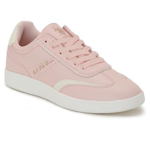 Image of U.S. Polo ASSN. Renata Off White Sneakers Shoes with Premium Upper