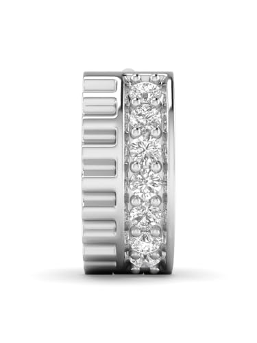 Image of ORIONZ Hoop Earrings for Men & Boys (1 Piece) - 925 Sterling Silver - Gift for Birthday Anniversary - 18k Gold Plated Jewellery - Men Fashion