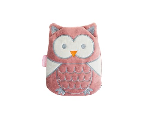 Babyjem Eule Kirschkernkissen Wärmekissen für Babys, Dunkel Rosa