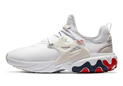 Nike Men's React Presto USA White/Vast Grey-Midnight Navy (AV2605 102) - 8