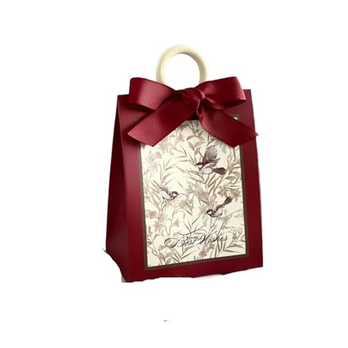 Boîte bonbon mariage rouge pour dragées et boîte emballage vide fête anniversaire