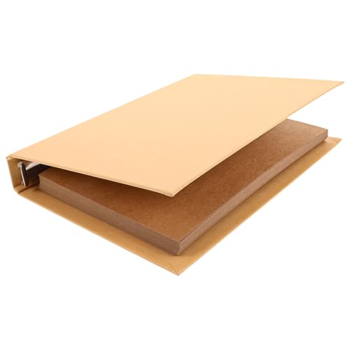 Mikikit Album Fotografico Fai da Te in Carta Kraft A5 per Coppie, Libro dei Ricordi con 30 Pagine per Foto e Diario, Raccoglitore Vintage per Compleanni, Lauree e Regali Personalizzati