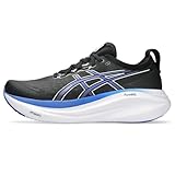 ASICS Men's Gel-Nimbus 27 Running Shoes, 11, Black/Dark Cobalt