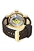 Invicta Mens 12790 S1 Rally Yakuza Automatic Goldtone and Brown Rubber Watch