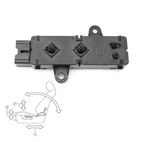 Interruptor control silla Tesla regula 8 posiciones de asiento eléctrico Model 3 Y 2022