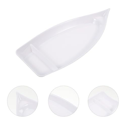 Bandeja para servir Sushi en forma de barco, pequeña miniatura 6
