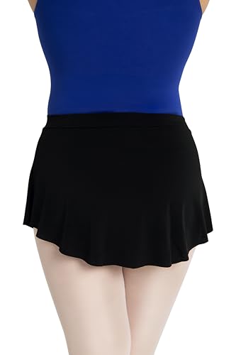 Capezio Girls' Curved Pull-on Skirt4