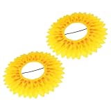 Ambiance : le motif tournesol rehausse l'atmosphère estivale, ce qui en fait un accessoire idéal pour les événements en plein air, une coiffe originale pour enfants ou un déguisement amusant