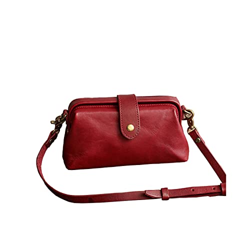 Retro Handmade Bag, Retro Handmade Doctor Bag Crossbody, Vintage Style Doctor Bag, Unique Opening Small Women Crossboy Bag.