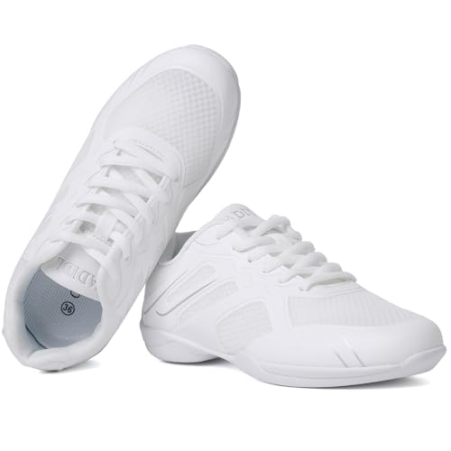 Image of CADIDL Cheer Shoes Women White Cheerleading Dance Shoes
