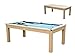 Table Transformable - Billard & Ping-Pong Balthazar - 213*112*81.5cm - Bleu