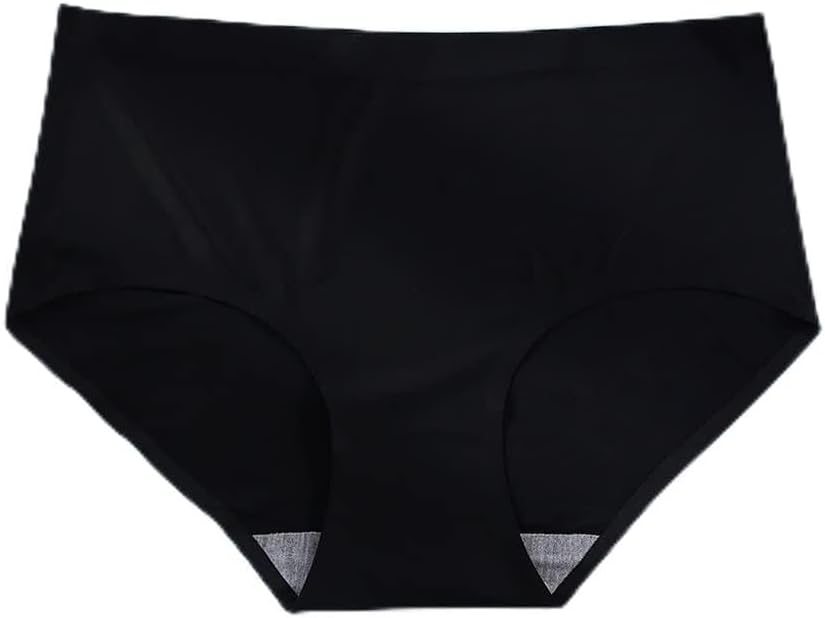 Seamless Underwear Silk Women's Plain Panties Girls Smooth