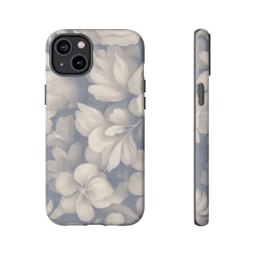 Coque rigide iPhone 14 Plus au motif floral chic pour votre quotidien