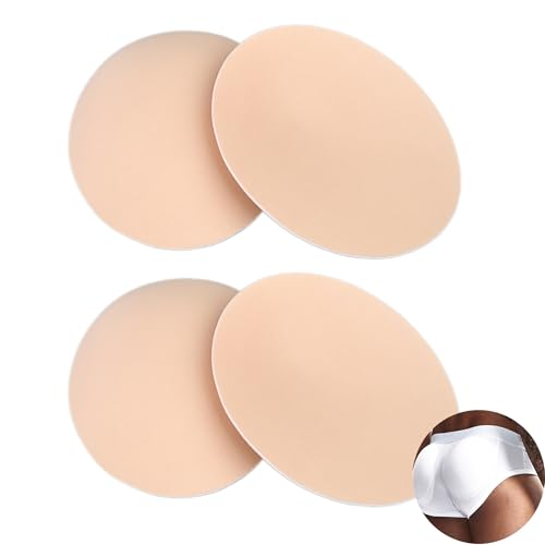 JOCKMAIL 2 Pair Mens Rear Enhancing Removable Butt Pads Foam Contour Hip Sponge Buttock Pads Enlarge Underwear