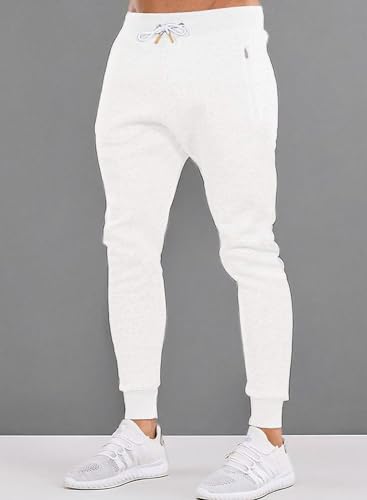 OuBER Men's Gym Jogger Pants Slim Fit Workout Running Sweatpants with Zipper Pockets2